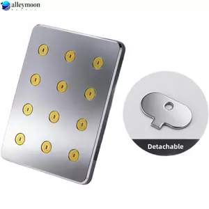 Tắm Mưa 360° Bảo hiểm Lưu lượng nước dày đặc Đầu có thể tháo rời ABS cấp hàng không