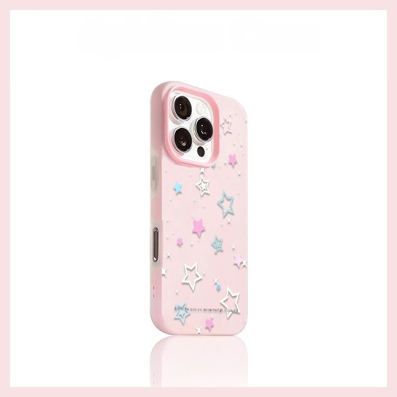 Ốp lưng Iphone Vỏ mềm ngôi sao có thể đặt ảnh cho iPhone 16 Promax 15 11 12 13 14plus xr xsmax 16plus