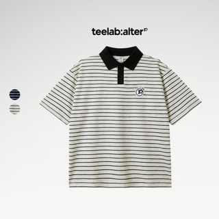 Áo Polo Teelab Alter Relaxed Cotton Stripe Polo AP076
