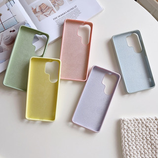 [JLK] ốp lưng s25 fe Ốp Silicon Lỏng Mềm Mờ Cho Samsung Galaxy S26 Ultra S25 Edge S24 FE A57 A37 A17 A36 A56 Candy Solid Color Slim Cover