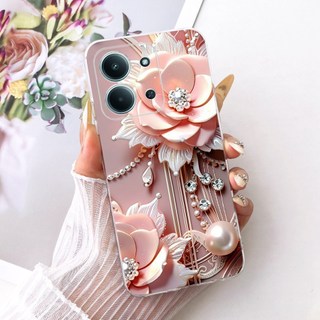 Dành Cho Xiaomi Redmi 15C 4G Mới Thanh Lịch Họa Tiết Mèo Vỏ Silicon Mềm TPU Vỏ Điện Thoại