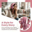 SHUPUN Hair Hoop, Satin Elegant Hoop Hairband, Retro Chấm Bi Quyến Rũ Phụ Kiện Tóc Chụp Ảnh