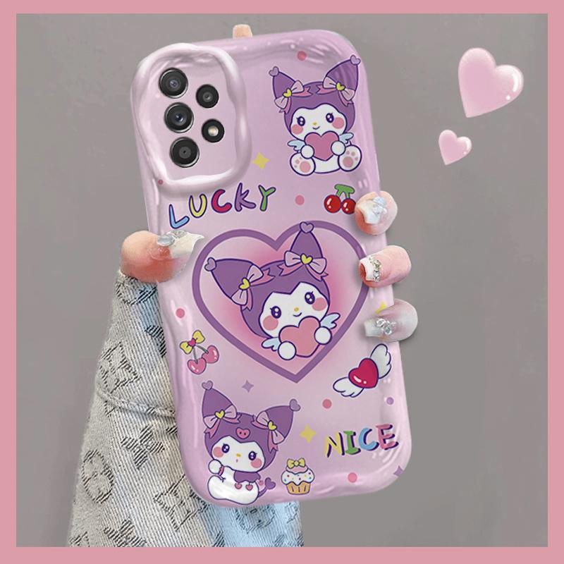 Ốp Silicon Hoạt Hình Cho Samsung A13 A23 A33 A32 A52 A52S 5G 3D TPU Mềm Sanrio Kuromi Cặp Đôi My Melody Vỏ Điện Thoại Chống Sốc