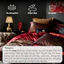 Bộ vỏ chăn ga gối 4 món chất liệu Lụa cao cấp Memminbedding Luxury phong cách nghệ thuật luxury