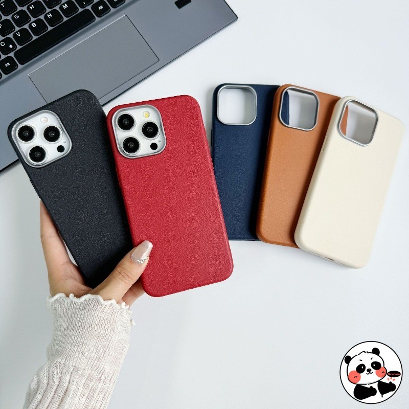 Ốp Da PU Cho Xiaomi Poco X8 F8 Ultra M8 M7 Plus X7 Pro Max F7 Ultra F6 Pro 5G 4G Vỏ Điện Thoại Mềm Chống Sốc Màu Morandi Đơn Giản Dễ Thương