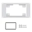 Tấm gắn kim loại btsg cho bảng điều khiển cảm ứng DSI 7 inch chính thức