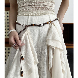 Dây thắt lưng bohemian mỏng đính cườm dành cho nữ - Phù hợp với váy