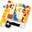 EDIWANY 5 Chiếc Mèo Chó Mini Thước, Sáng Tạo Di Động Hoạt Hình Động Vật Thước, Dễ Thương 5cm Văn Phòng Phẩm Mặt Dây Chuyền Thước Sinh Viên Phần Thưởng Quà Tặng