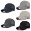 Mũ bóng chày WEETW, Mũ chống nắng ngoài trời màu trơn có thể gập lại, Mũ thể thao Snapback lưới mỏng nhanh khô đơn giản Chạy bộ