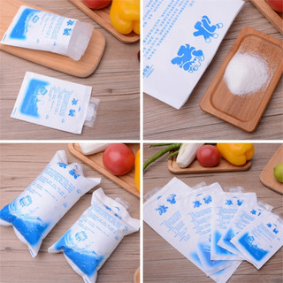 SET 50 Túi đá gel khô bảo quản thực phẩm, an toàn, tiện lợi - Không chảy nước - Giữ lạnh thực phẩm, đồ ăn Túi đá gel khô