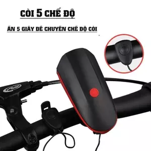 Đèn Xe Đạp Thể Thao Siêu Sáng, Có Còi, Pin Sạc USB, Chống Nước, Phụ Kiện Xe Đạp Hm