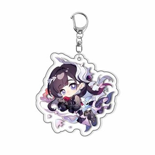 Game Honkai Star Rail Cosplay Keychain Anime Character Helektra March 7th Cyrene DanHeng Acrylic Key