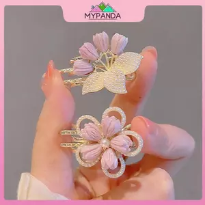 MYPANDA Barrettes kẹp tóc hợp kim phong cách Hàn Quốc, ngọt ngào dễ thương, phụ kiện tóc mùa hè dành cho nữ.