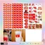 100 Sticker dán mặt CÓ CÁN BÓNG, decal cờ đỏ sao vàng, tem dán lá cờ Việt Nam, cờ tổ quốc dịp 30/4 2/9