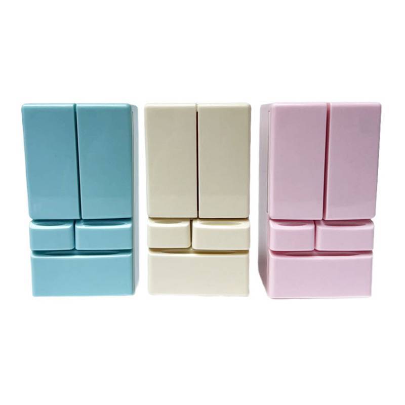 CMinYP Nhựa Thu Nhỏ Tủ Lạnh Mô Phỏng Mini Cửa Đôi Tủ Lạnh Mô Hình Thủ Công Nội Thất Nhà Búp Bê Phụ Kiện Vinh Quang