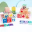 Đồ chơi học tập sớm bằng gỗ Montessori dành cho trẻ em Chữ cái Hình dạng màu sắc Nhận thức động vật Câu đố giáo dục mầm non [mới]