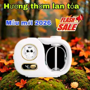 Máy xông tinh dầu PW26 hình mèo treo tường, máy phun sương phòng khách phòng ngủ nhiều mùi hương