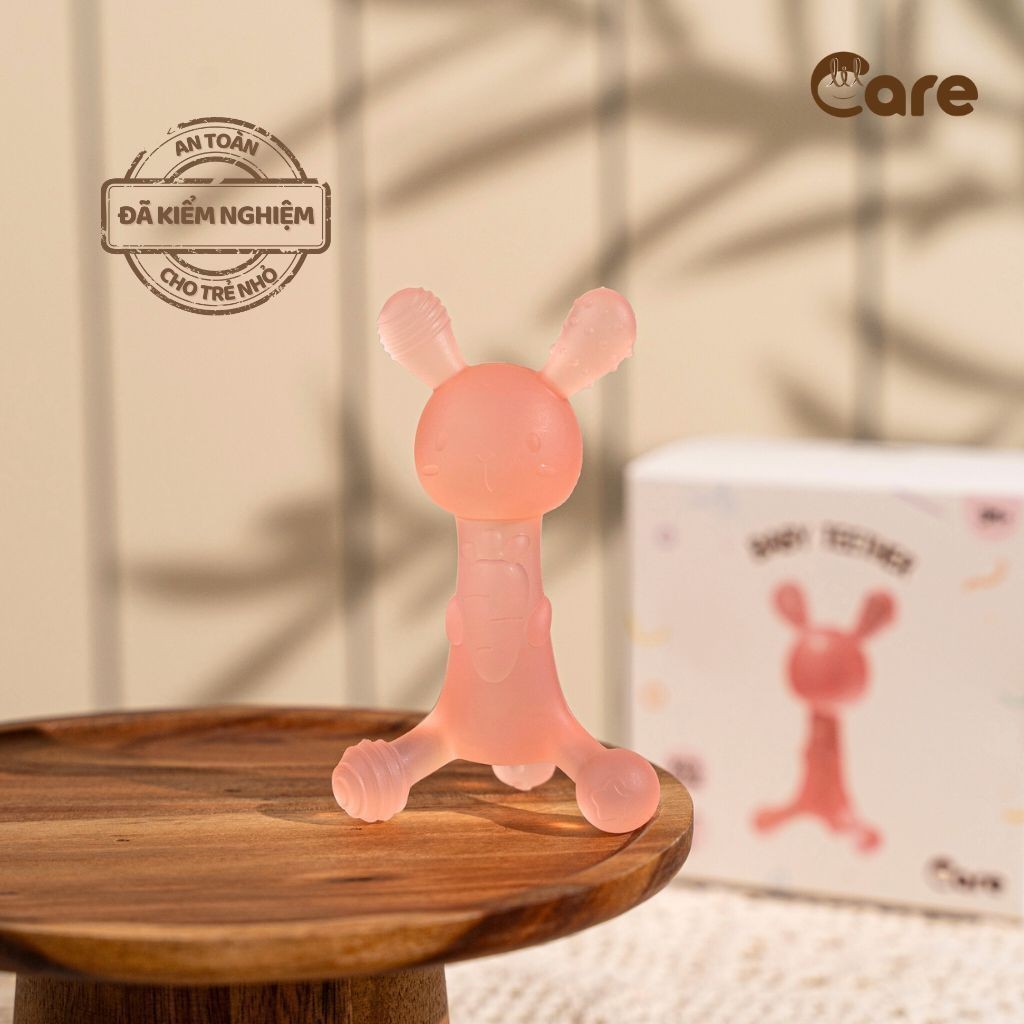 [ĐÃ KIỂM NGHIỆM] [TẶNG HỘP] Đồ Chơi Gặm Nướu Silicon Organic Mềm, An Toàn Cho Bé LiLcare