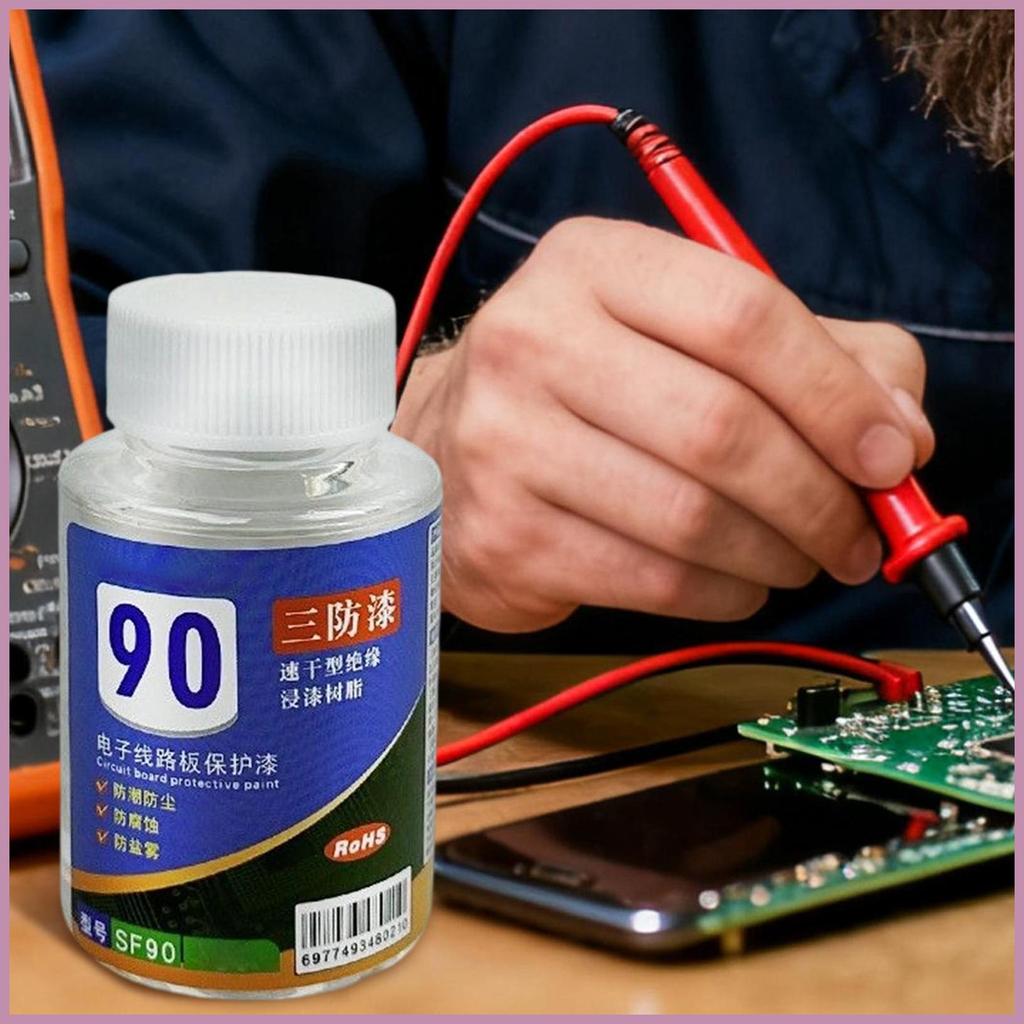 50 / 100 / 200 / 250ml Sơn bảo vệ chống nước trong suốt cho bảng mạch, PCB, LED, Sửa chữa điện tử ô tô mueadsyvn