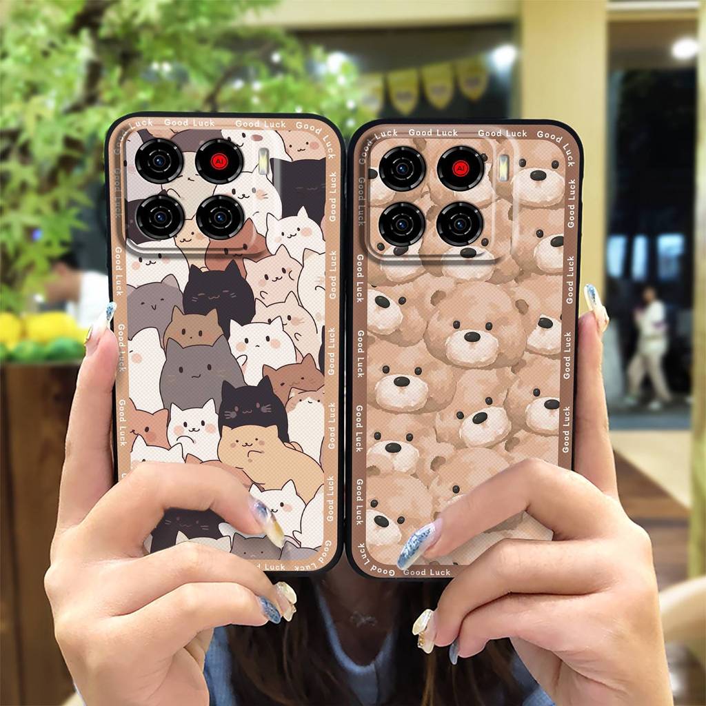 Ốp lưng TPU mềm cho ZTE Blade A56 4G / Z2473, thiết kế hoạt hình, bảo vệ toàn bộ, bền, chống va đập, chống bụi, chống thấm