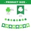 Treeling Shamrock Cờ Lanh Patrick Trang Trí Ngày Cỏ Ba Lá Họa Tiết Cờ Vòng Hoa