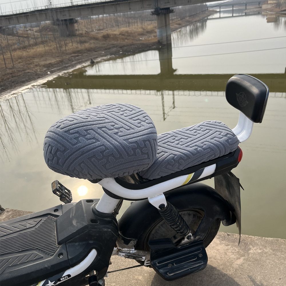 Mới Sang Trọng Đệm Ghế Dành Cho Xe Đạp Điện E-Bike Ghế Bốn Mùa Chống Trượt Đa Năng