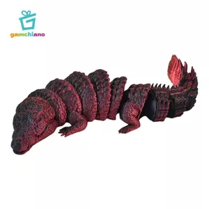 Gamchiano 3D In Hình Cá Sấu Mô Hình Cho Văn Phòng Tại Nhà Ngày Lễ Sưu Tập Bàn Trang Trí Cá Sấu Hình Khớp Linh Hoạt Động Vật Khớp Nối