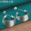URMYLADY Hoop Earrring Bạc 925, Phù Hợp Tiệc Cưới