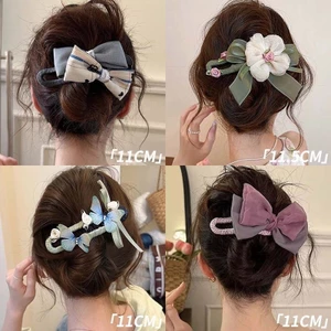 Nơ Lớn Kẹp Tóc Mỏ Vịt Kẹp Tóc Phụ Kiện Tóc Cho Nữ