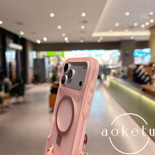 Ốp điện thoại từ tính giá đỡ vợt hoa anh đào sang trọng phù hợp cho iPhone 13 14 15 16 17 Pro Max da nhạy cảm bán trong suốt bao gồm chống rơi