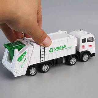 Vệ Sinh Quán Tính Rác Xe Tải Trẻ Em Nắp Mở Thùng Rác Mô Hình Bé Trai Thành Phố Vệ Sinh Vận Chuyển Đồ Chơi Ô Tô