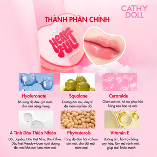 Son Dưỡng Môi Có Màu CATHY DOLL HEARTFUL COLOR LIP MASK Hỗ Trợ Dưỡng Ẩm Và Tăng Độ Đàn Hồi Cho Môi 7g