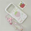 IPhone 17 Pro Max Strawberry Cat pattern Chất liệu TPU IMD craft Vỏ điện thoại in hai lớp