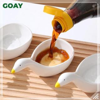 GOAY Nhựa Dễ Thương Ngỗng Thỏ Hình Món Ăn Mini Kem Bát Thiết Kế Đáng Yêu Bộ Đồ Ăn Cho Trà Chiều Hộ Gia Đình Thực Phẩm Phục Vụ Món Ăn VN