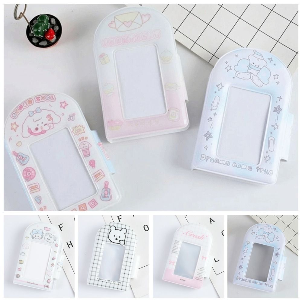 SNUGHOUSE Idol Card Collect Book, Album đựng thẻ Mini PVC, Quà tặng tổ chức ảnh hoạt hình 3 Inch