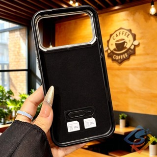 【 Vải Denim + Hộp đựng thẻ 】 Ốp lưng mờ sang trọng cho iPhone 17 ProMax 16 15 14 13 12 Pro Max Tích hợp khe cắm ví chống sốc chống rơi