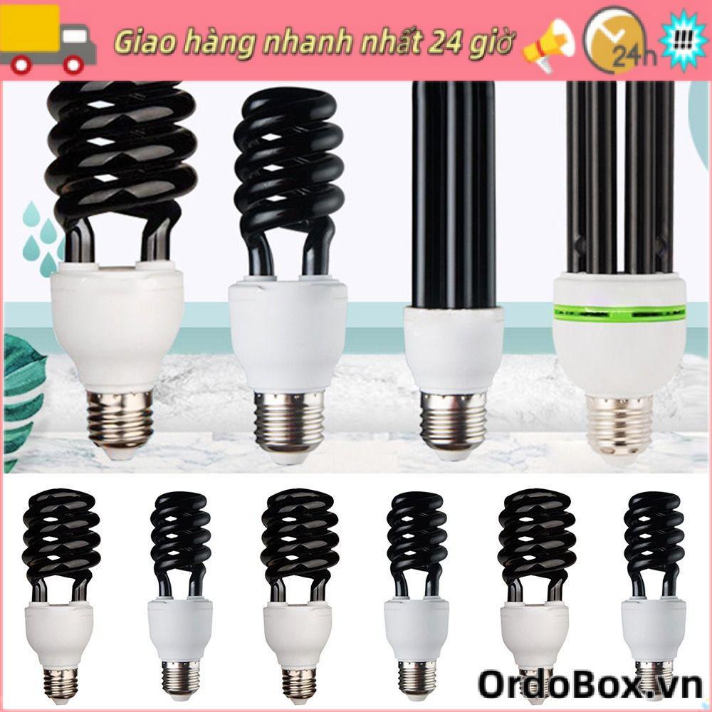 ORDOBOX Đèn đen UV AC 220V 13-40W, đèn LED hỗ trợ xoắn ốc, bóng CFL bẫy côn trùng