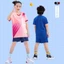 Trẻ Em Áo Cầu Lông Phù Hợp Với Bé Trai Bé Gái Bóng Bàn Áo Bóng Chày In Hình Thi Đấu Huấn Luyện Bóng Chuyền Tay Ngắn Thể Thao