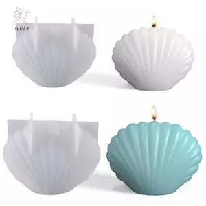HNKMP DIY Nến Khuôn Silicon 3D Hình Biển Nến Thơm Trang Trí Nhà.