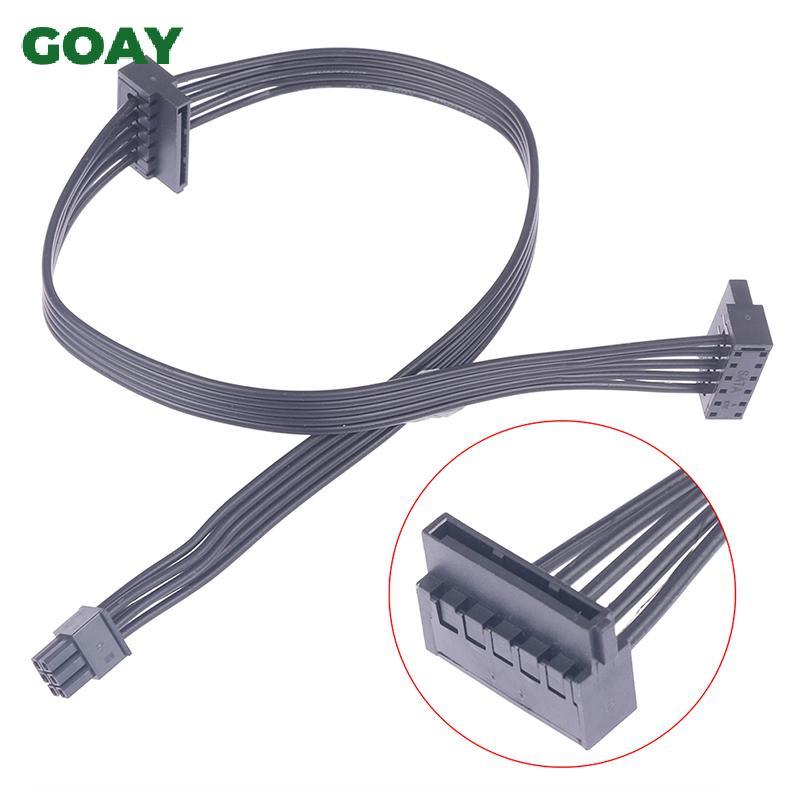GOAY Mini 6 Pin Đến 2 Cáp Ổ Cứng SATA Cáp Cấp Nguồn SSD Ổ Đĩa Quang Dây Nguồn Cho Giao Diện Bo Mạch Chủ Dell VN