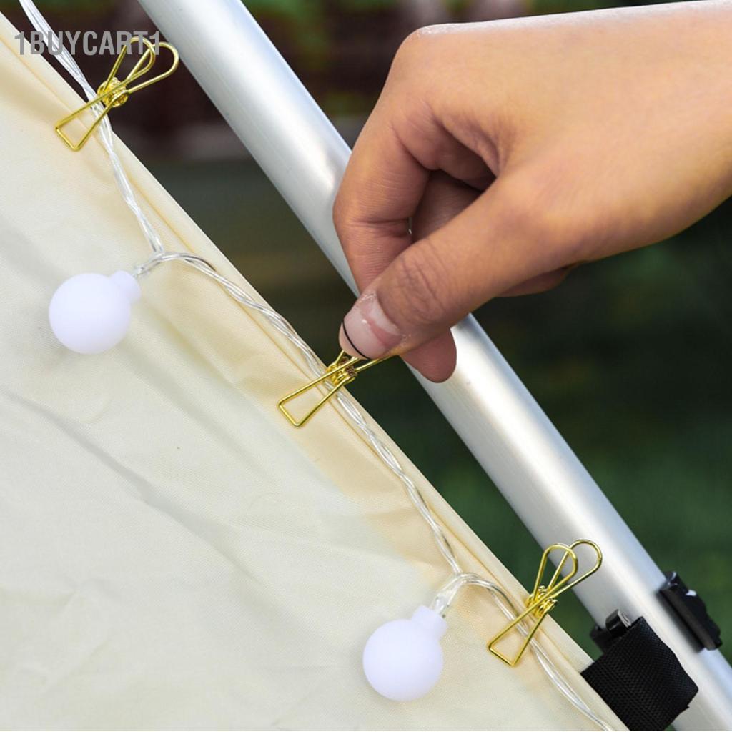 1buycart1 Lều Đuôi Dài Kẹp Dây Đèn Nhẹ Cố Định Cho Ngoài Trời