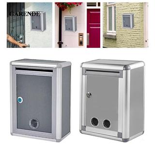 Garende Chống Rỉ Khóa Hộp Thư Kim Loại Treo Tường Dung Tích Lớn Hộp Bưu Chính Cho Căn Hộ Cộng Đồng Ngoài Trời Chữ Báo