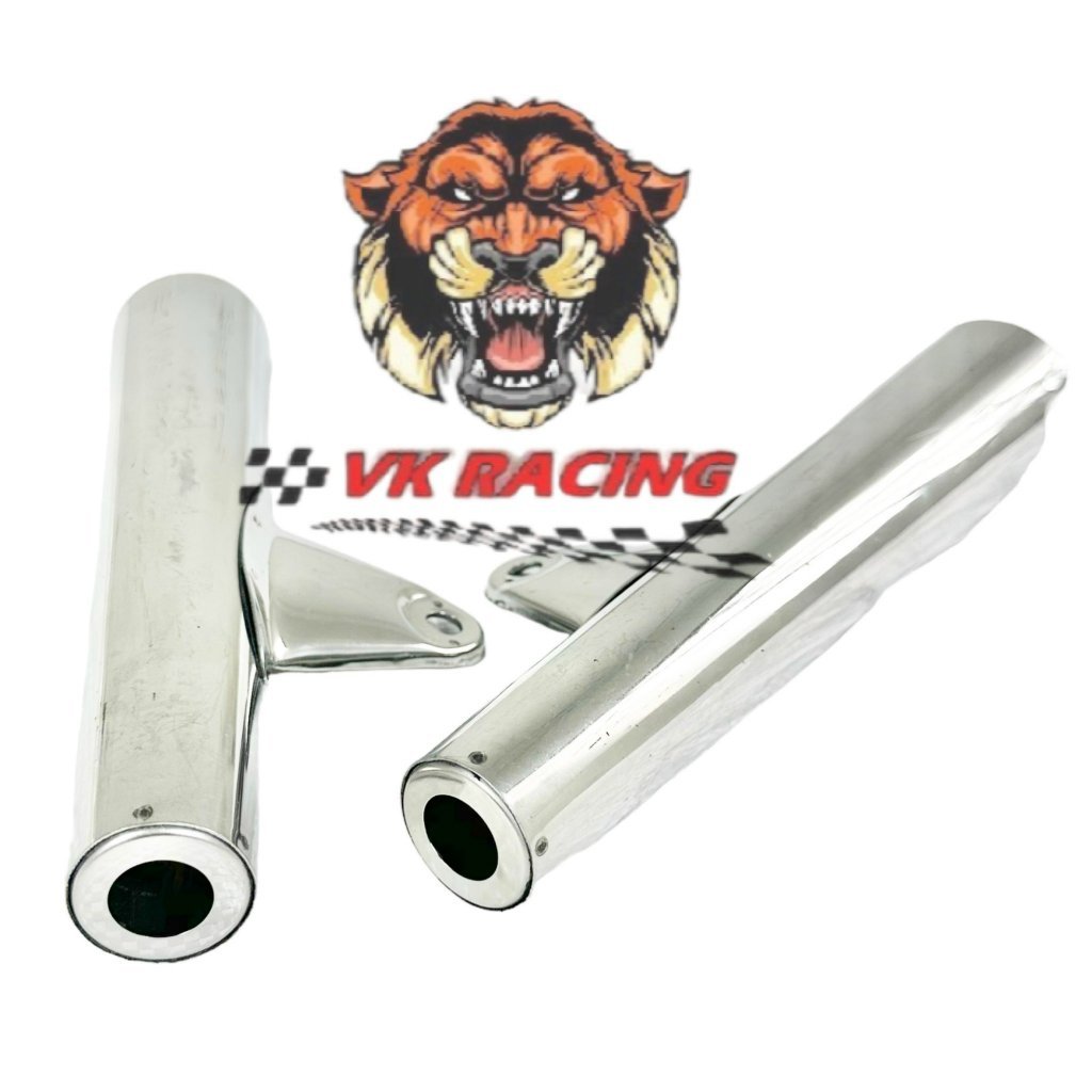Tai thỏ phuộc trước inox xe 67