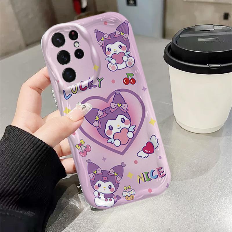 Ốp Silicon Hoạt Hình Cho Samsung S20 S21 S22 S23 S24 S25 S26 + FE Plus Ultra 3D Bảo Vệ TPU Mềm Sanrio Kuromi Cặp Đôi My Melody Vỏ Điện Thoại Chống Sốc