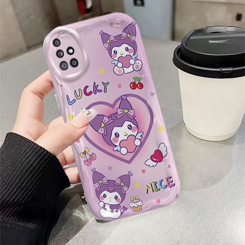 Vỏ Silicon Hoạt Hình Cho Samsung A51 A515F A31 4G 3D Bé Gái TPU Mềm Sanrio Kuromi Cặp Đôi My Melody Vỏ Điện Thoại Chống Sốc
