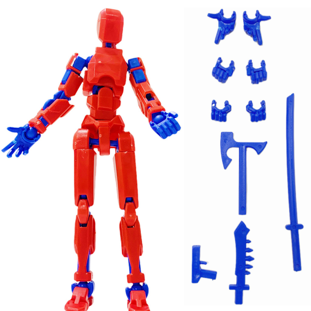 Dummy 13 Con Rối Hành Động Đa Năng 3D Người Chơi Ban May Mắn 13 Búp Bê Toàn Thân Hoạt Động Máy Giải Nén 26.4.12