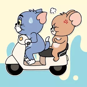 Mèo Và Chuột Điện Trang Trí Xe Hơi Miếng Dán Tom Cat Dễ Thương Sáng Tạo Độc Đáo Xe Hoạt Hình Trang Trí Khối Trầy Xước 26.3.26