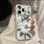 Hoa bạch ngọc trắng phù hợp với ốp lưng iPhone17/16/15 iPhone14/13pro dễ thương xr chống