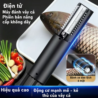 Máy Cạo Vảy Cá Cầm Tay điện, Chống Nước Chống Trượt, Tự động Tẩy Vảy Cá, Có Thể Sạc, Tiện Dụng Di động