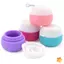 Bình du lịch bằng silicon di động 20ml có nắp Hộp đựng mỹ phẩm Kem dưỡng da mặt toàn thân Hộp đựng kem trang sức du lịch Mini Hộp đựng bột mới